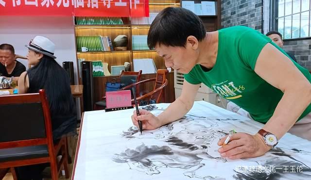 贵州知名书画家携手太升茶市，打造“中国风画廊”